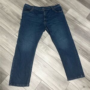 Wrangler Men’s Blue Straight Jeans Classic Style 42 x 30